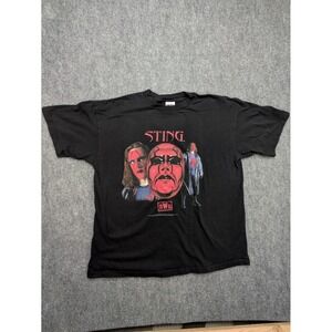 Vintage Sting NWO T Shirt Mens 2XL 1998 Wrestling Big Face Scorpion Death Lock